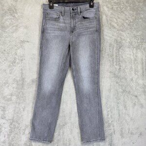 GAP Jeans Womens 6 28 Gray Vintage Slim Mid Rise Ankle Stretch Denim Pants